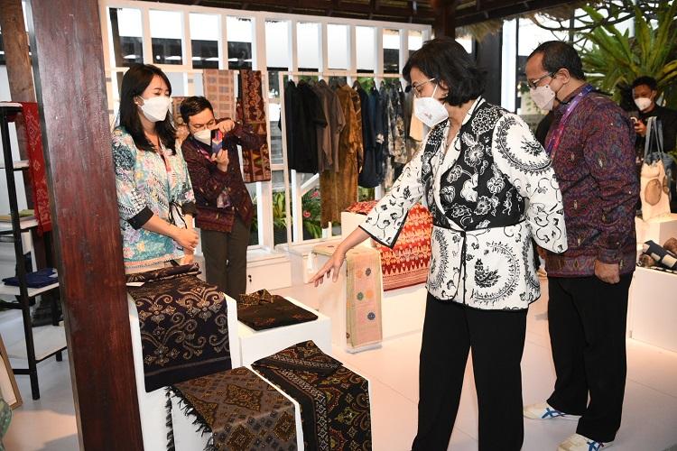 Sri Mulyani Ajak Delegasi 3rd FMCBG G20 Mengenal Lebih Dekat Produk UMKM Indonesia