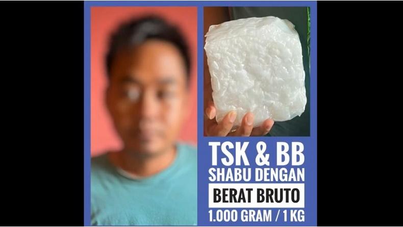 Tangkapan Besar Polda Sulsel, Sabu 1 Kg Diamankan dari Kurir Narkoba asal Pinrang