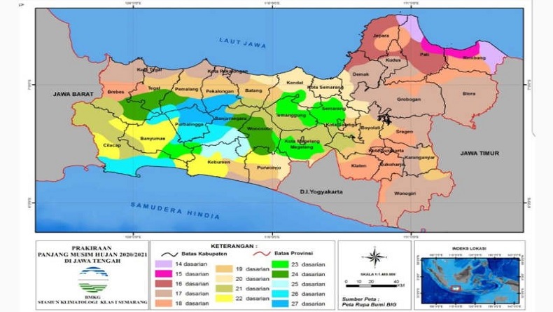 BMKG 7 Kali Rekayasa Cuaca di Wilayah Pantura Jateng, Ini Hasilnya