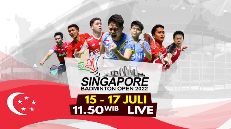 Singapore Open 2022 Hari ini: 8 Wakil Indonesia Beraksi di Perempat Final, LIVE iNews