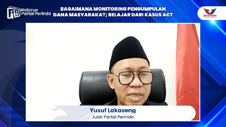 Perindo Sebut Kasus ACT Jadi Pelajaran bagi Lembaga Filantropi Lain