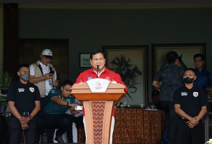Prabowo Subianto Harap Timnas Sepak Bola Indonesia Bisa Lolos Piala Dunia 