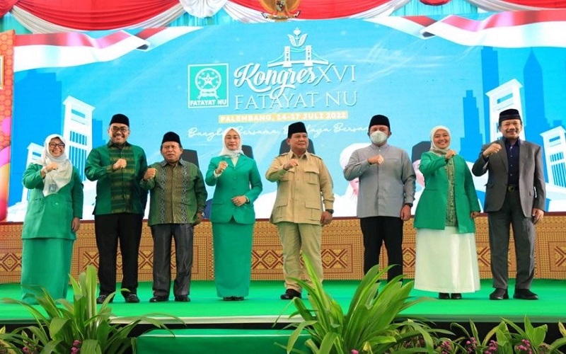 Harapan Prabowo di Hadapan Perempuan Peserta Kongres Fatayat NU 