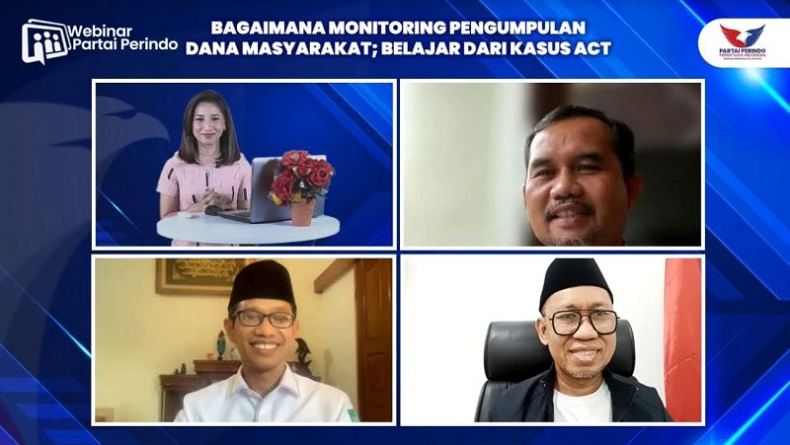 Webinar Perindo: Direktur Eksekutif Lazisnu Ungkap Ada Unsur Pengabdian di Lembaga Amal Berbasis Ormas