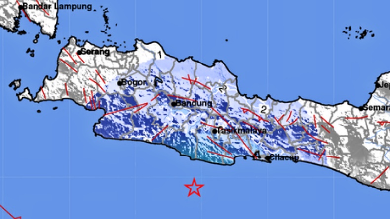 Gempa Magnitudo 4,9 Guncang Pangandaran, Getaran hingga Garut dan Tasik