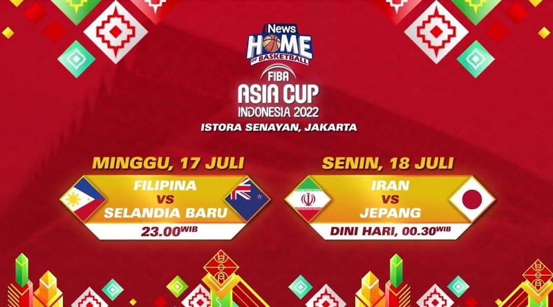 FIBA Asia Cup 2022 Hari Ini: Filipina Vs Selandia Baru dan Iran Vs Jepang, Hanya di iNews