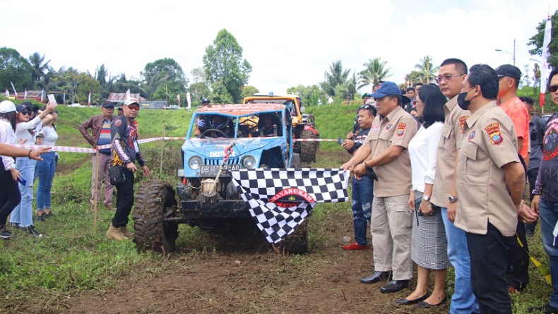 Kompetisi Bhayangkara Offroad 76 di Tomohon Dibuka, Kapolda Sulut: Animo Masyarakat Meningkat