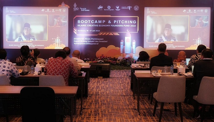 Pendanaan Syariah, Sandiaga Uno Dorong Investor Tanam Modal ke Pelaku Ekraf Peserta ICEFF 2022 