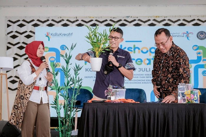 Sandiaga Uno Dorong Pelaku Ekraf Cilegon Wujudkan 1,1 juta Lapangan Kerja Baru 