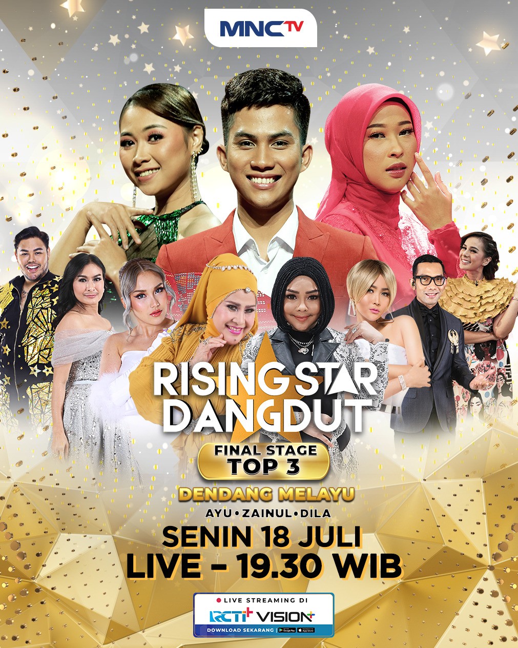Top 3 Rising Star Dangdut: Siapakah yang Akan Lolos ke Babak Grand Final?   