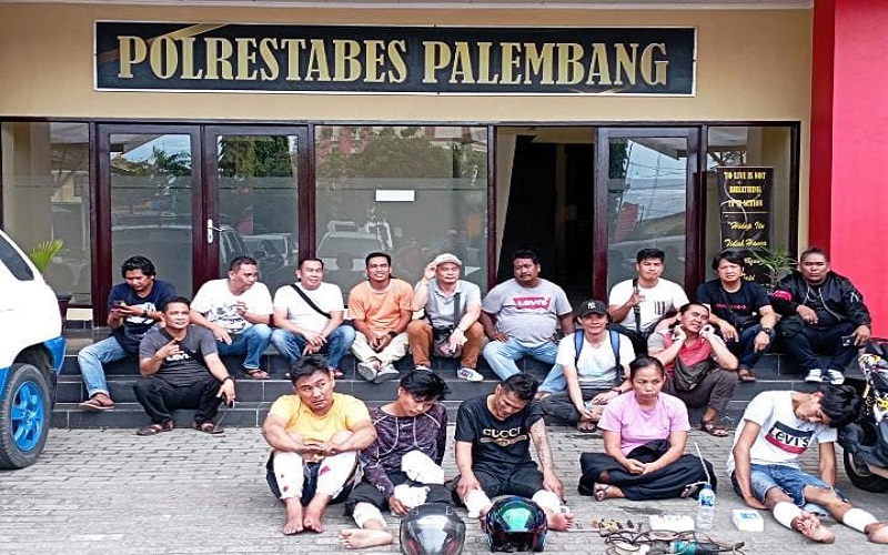 5 Pelaku Curanmor di Palembang Ditangkap, Semua Ditembak kecuali Perempuan
