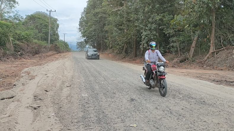Kondisi Jalan Memprihatinkan, Warga Lubuk Besar Minta Perhatian Pemerintah untuk Perbaikan