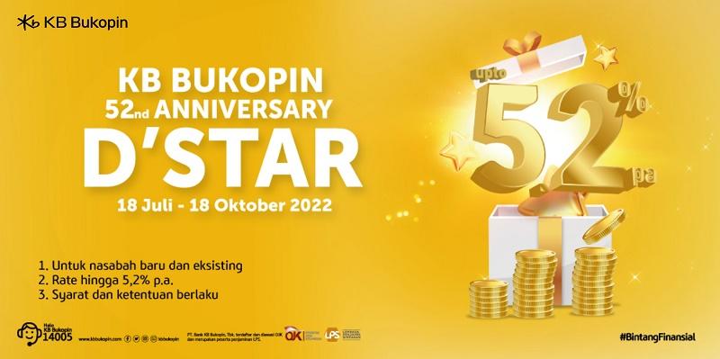 Pacu Pertumbuhan DPK, Bank KB Bukopin Luncurkan D’Star Anniversary Special Rate