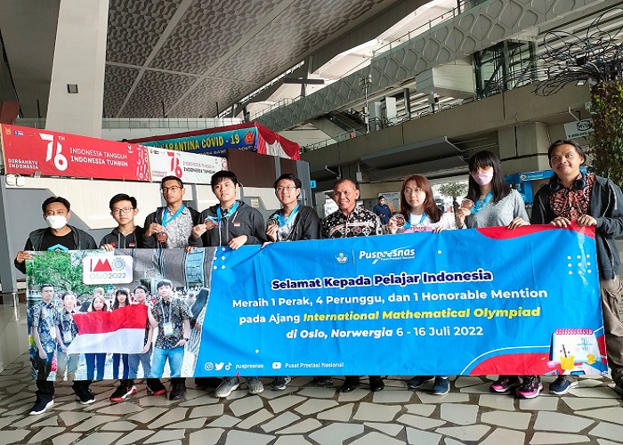Tim Olimpiade Matematika Indonesia Raih 5 Medali di Ajang IMO Norwegia