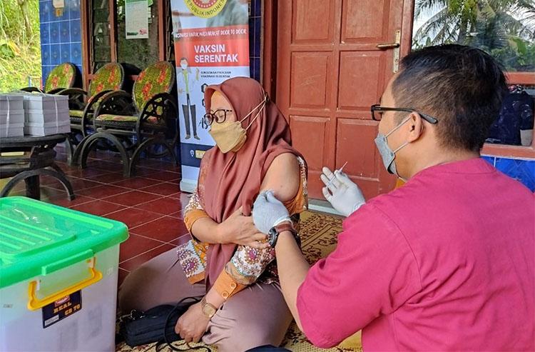Vaksin Booster Jadi Syarat Perjalanan, Binda DIY Gelar Vaksinasi di Perbukitan Menoreh