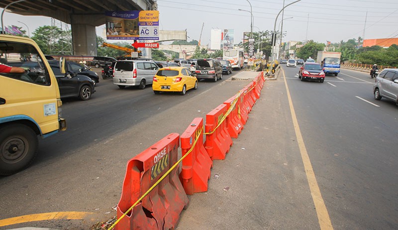 Kecelakaan Maut Jalan Alternatif Cibubur, Traffic Light dan U-Turn di Depan CBD Ditutup Permanen 