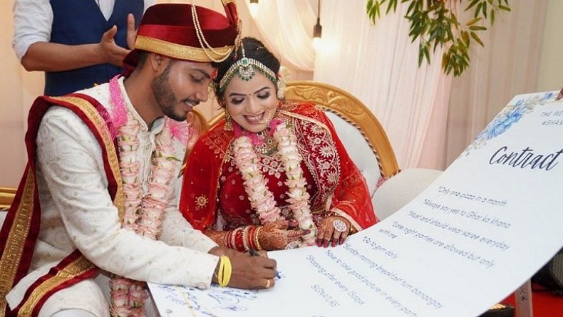 Viral Pasangan Pengantin Baru Janji Makan Pizza Hanya Sekali dalam Sebulan