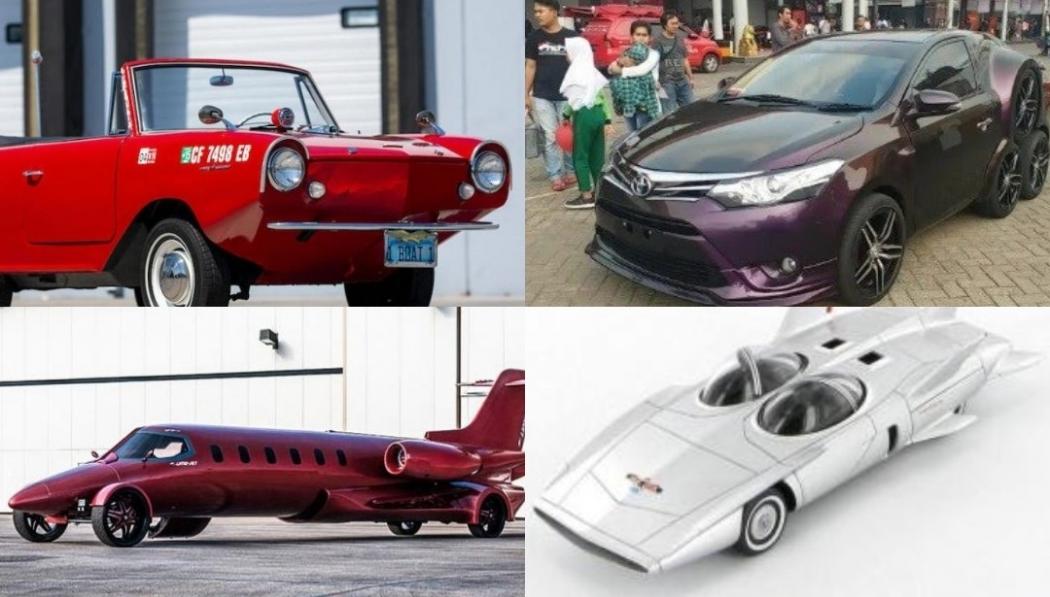 9 Mobil Teraneh di Dunia, Nomor 3 Sedan Beroda 8 Ban Buatan Bandung