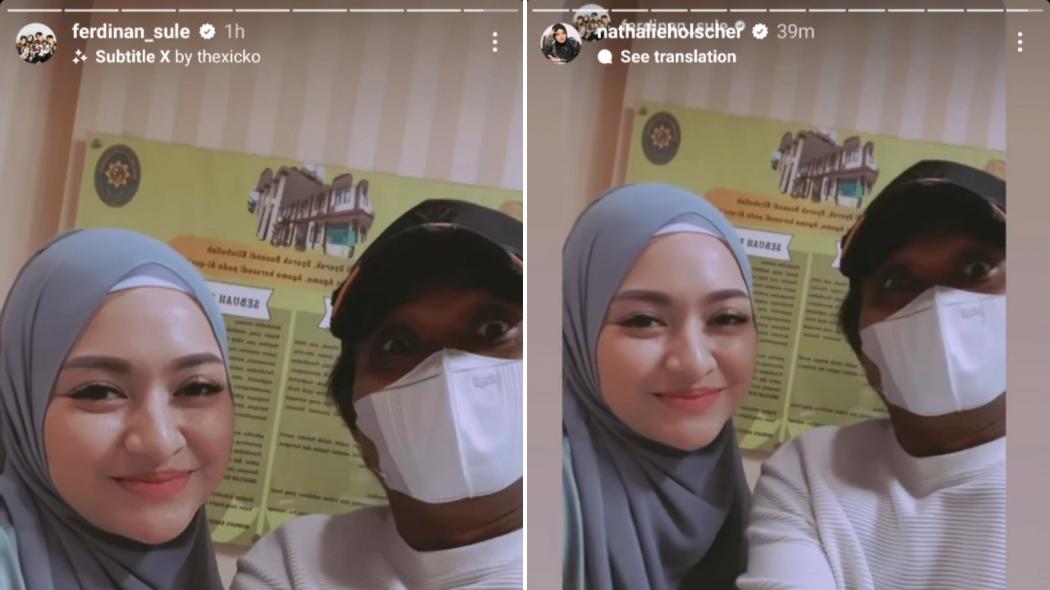 Bertemu di Sidang Cerai Perdana, Sule dan Nathalie Holscher Kompak Foto Bareng