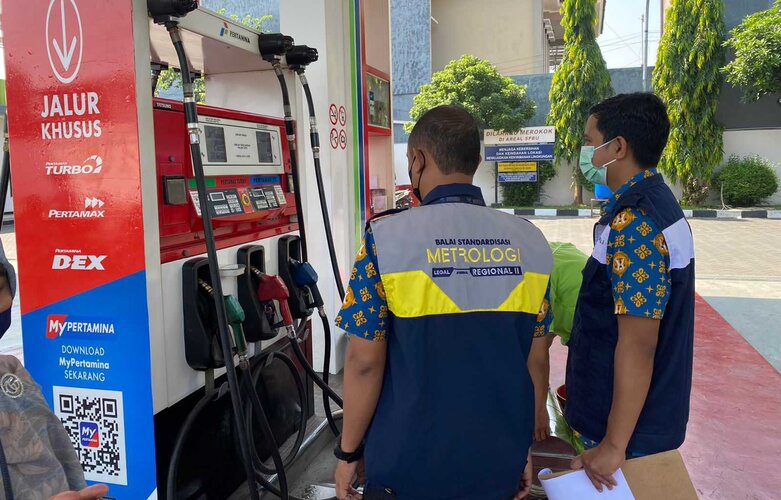 Diskopukmperindag Tera Ulang 6 SPBU di Kota Mojokerto