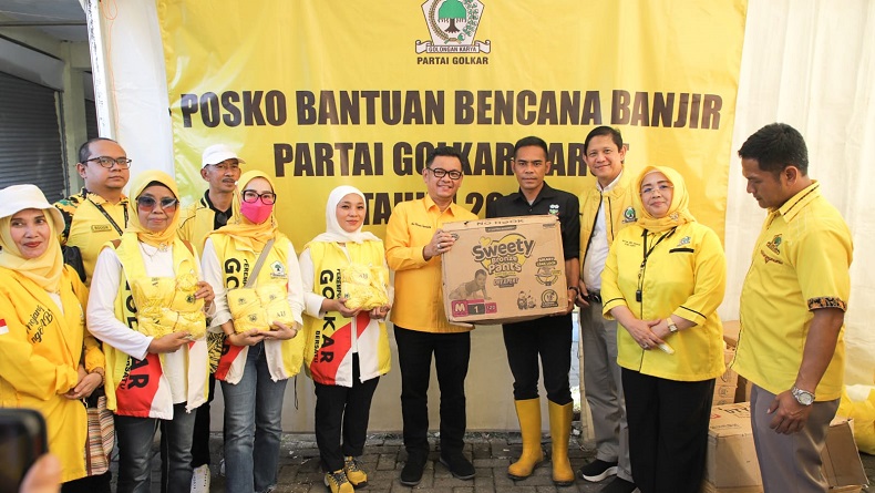 Tinjau Banjir Garut, Ketua Golkar Jabar: Optimalkan Lumbung Sosial di Daerah Rawan Bencana