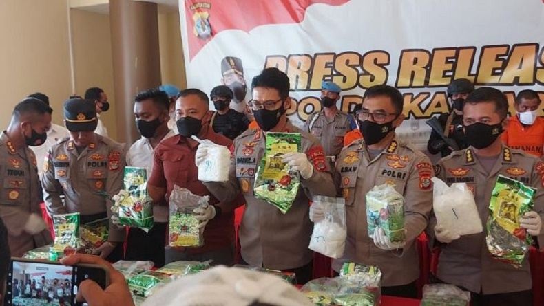 3 Kurir Narkoba Ditangkap Bawa Sabu 47 Kg dari Malaysia di Nunukan, Dibayar Rp1,65 Miliar