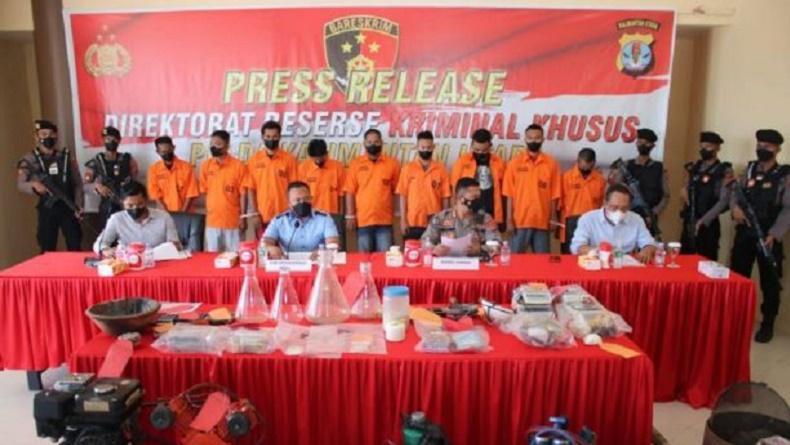 Kasus Tambang Emas Liar di Kaltara, 10 Orang Ditetapkan Jadi Tersangka