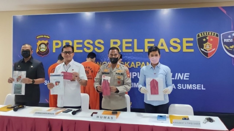 Polda Sumsel Bongkar Penipuan Online Lelang Barang Bea Cukai, Korban Rugi Rp318 Juta