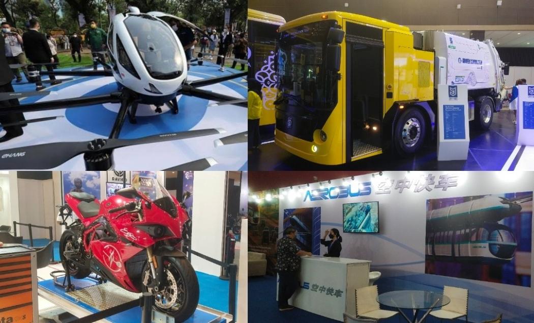 Deretan Kendaraan Unik di PEVS 2022, Ada Truk Sampah Listrik hingga Kereta Gantung