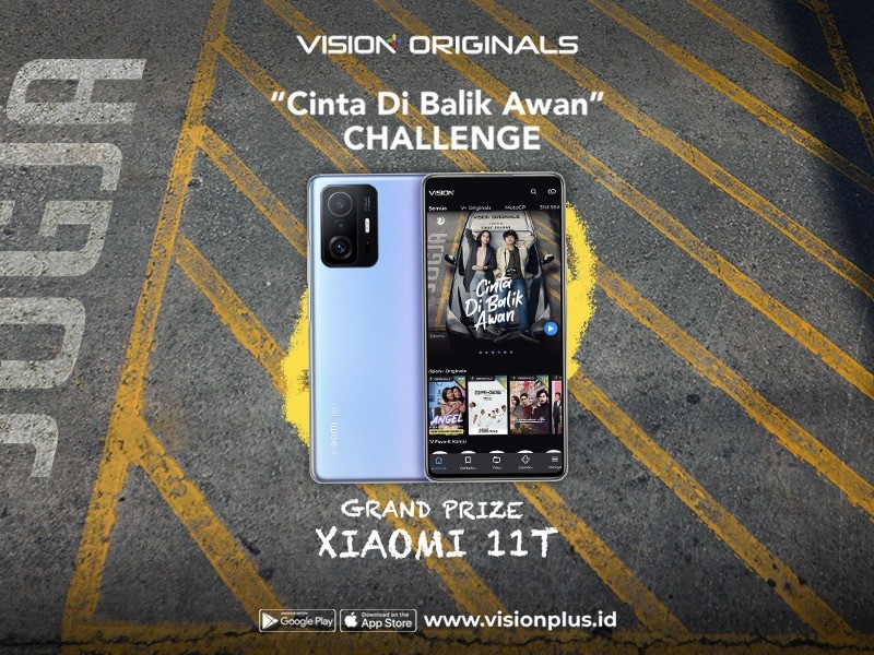 Dapat Smartphone Modal Upload Foto, Begini Serunya Cinta di Balik Awan Challenge