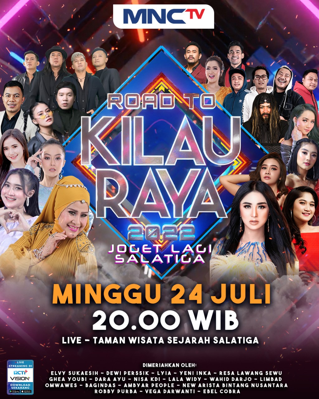 Ratu Dangdut Elvy Sukaesih Siap Joget Lagi Salatiga di Konser Road To Kilau Raya