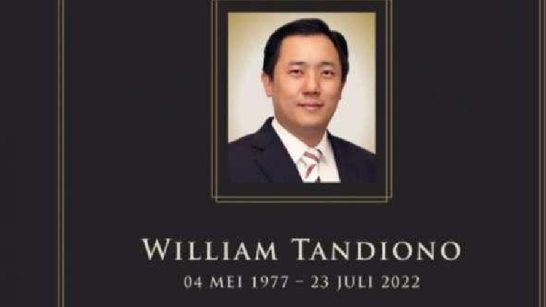 Profil dan Biodata William Tandiono, Menantu dari Bos Mayapada Group yang Meninggal Dunia