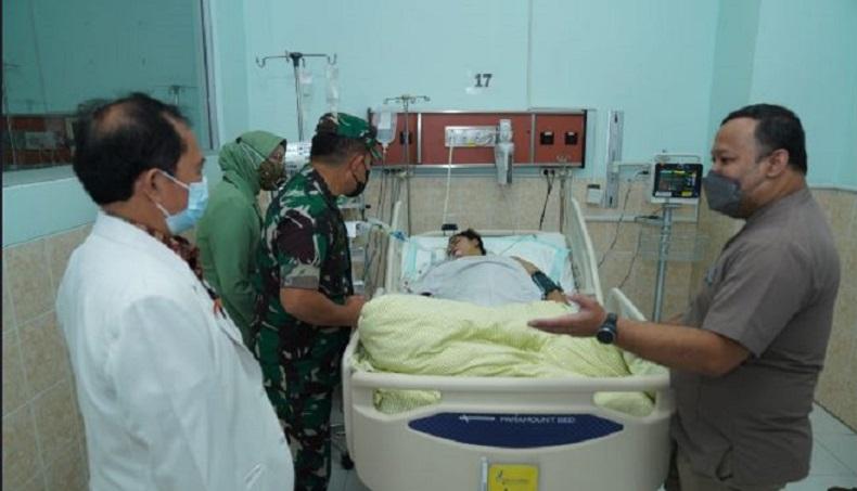 Kunjungi Korban Penembakan di Semarang, Jenderal Dudung : Semoga Segera Pulih Sediakala