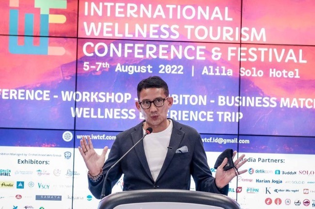 Pacu Wisata Kebugaran, Sandiaga Uno Siap Hadirkan 24 UMKM dan 30 Industri Non UMKM di IWTCF 2022