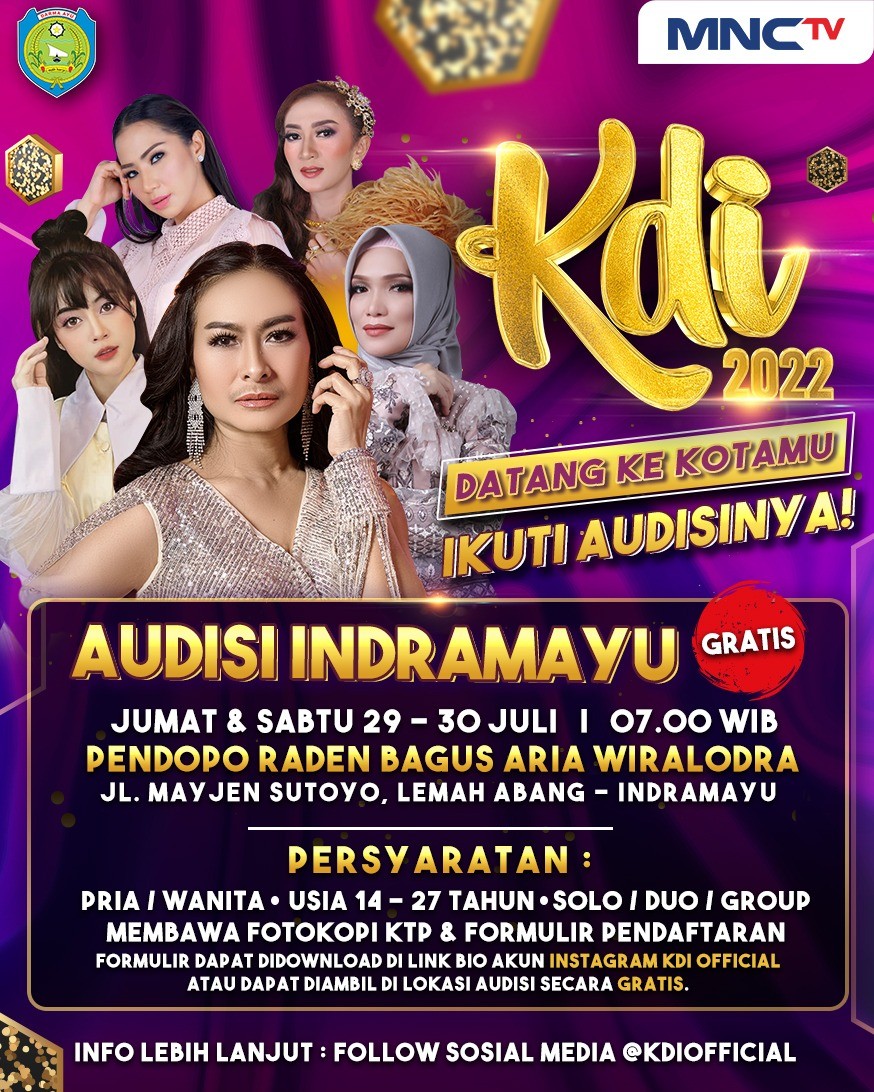 Big Audition KDI 2022 Berlanjut di Kabupaten Indramayu, Jangan Sampai Kelewatan! 