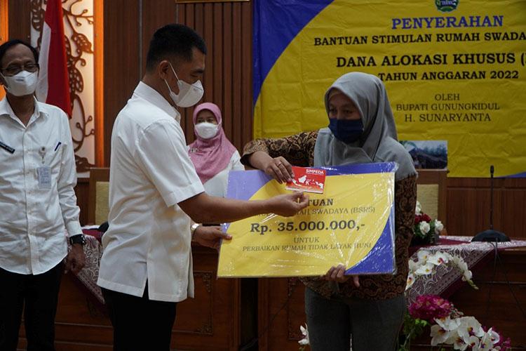 1.600 Rumah Tidak Layak Huni di Gunungkidul Dapat Bantuan Stimulan 