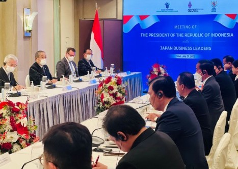 Bertemu CEO Jepang, Jokowi: Indonesia Salah Satu Tempat Investasi Terbaik