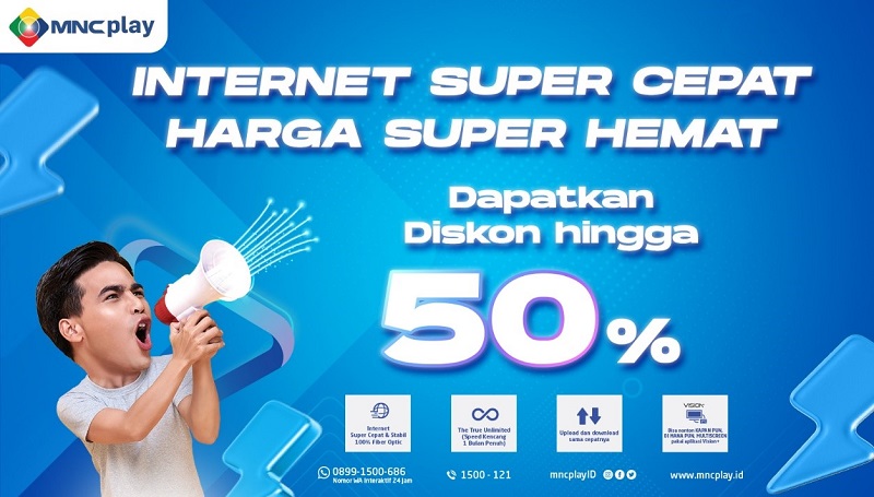 Berlangganan MNC Play Sekarang, Dapat Diskon Hingga 50 Persen!