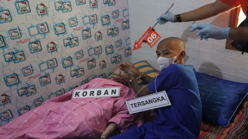 Rekonstruksi Kasus Pembunuhan Disertai Mutilasi di Semarang, Ini Fakta Baru yang Terungkap