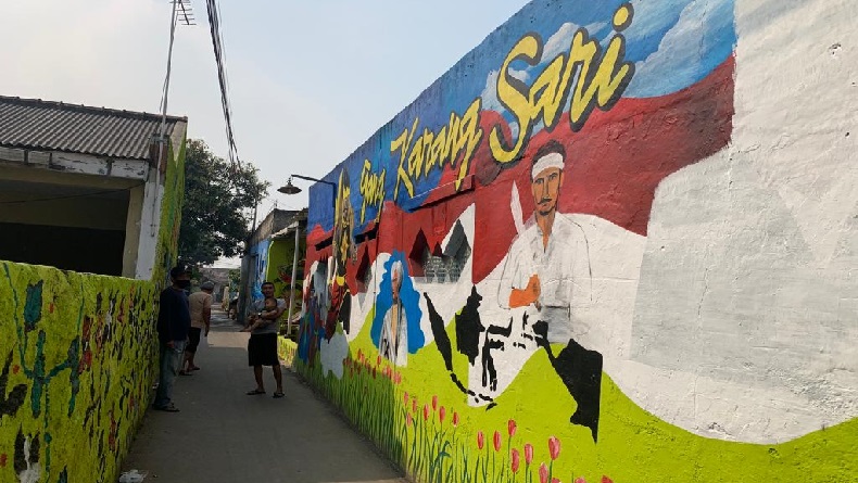 Keren, Gang Sempit di Padalarang KBB yang Semula Kumuh Kini Indah Penuh Warna