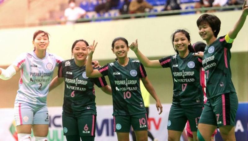 Hasil Liga Futsal Profesional Wanita: Pusaka Angels Gilas Kebumen United