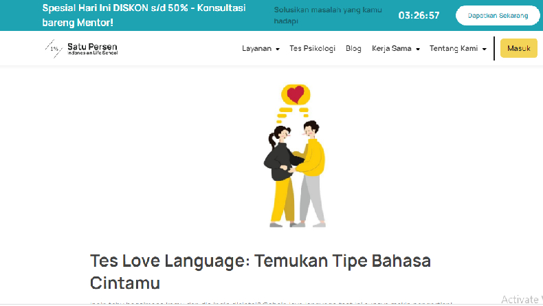 5 Link Test Love Language versi Bahasa Indonesia dan Inggris, Patut Dicoba Bersama Pasangan