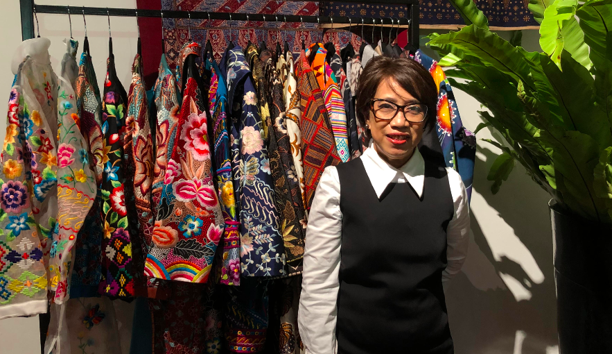 Keren, Desainer Nita Senoadji Pamer Kain Wastra di Gelaran Jagantara 