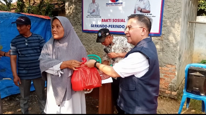 Gerkindo Perindo Gelar Baksos di Cibarusah Bekasi, Sasarannya Lansia