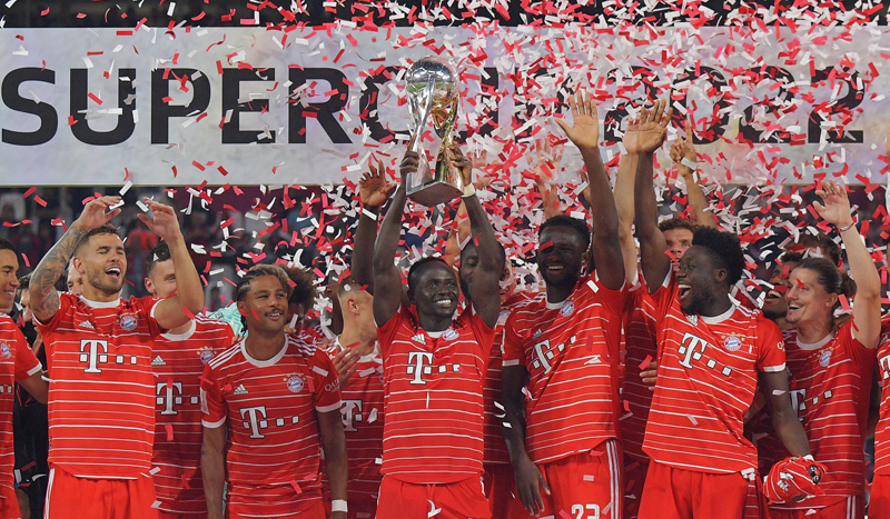 Bayern Munchen Juara Piala Super Jerman 2022 usai Hajar Leipzig, Sadio Mane Raih Trofi Perdana