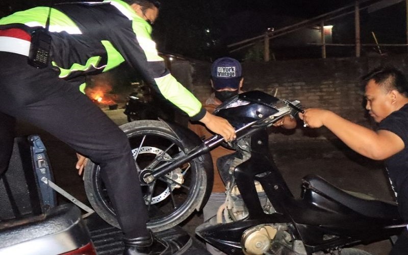 Polres Pematangsiantar Razia Aksi Balap Liar, Ini Hasilnya