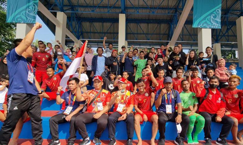 ASEAN Para Games 2022 : Tim Sepak Bola CP Indonesia Kalahkan Thailand 3-2