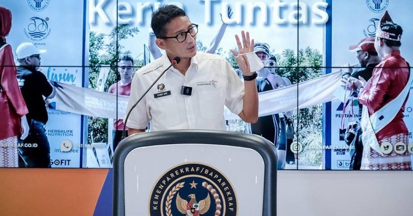 Sandiaga Uno Imbau Pengelola Wisata Waspada Cuaca Ekstrem di Desa Wisata Berbasis Alam