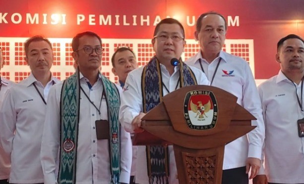 Resmi Daftar di KPU, HT: Perindo untuk Indonesia Sejahtera 