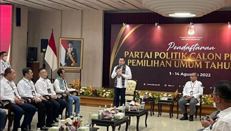 HT : Terima kasih KPU, Partai Perindo Sudah Resmi Mendaftar